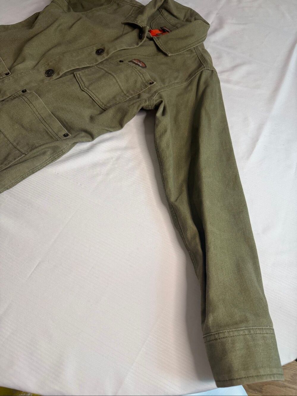 Patagonia Jacket Women’s Green All Seasons Hemp Canvas Chore Coat Size Small - Picture 7 of 12